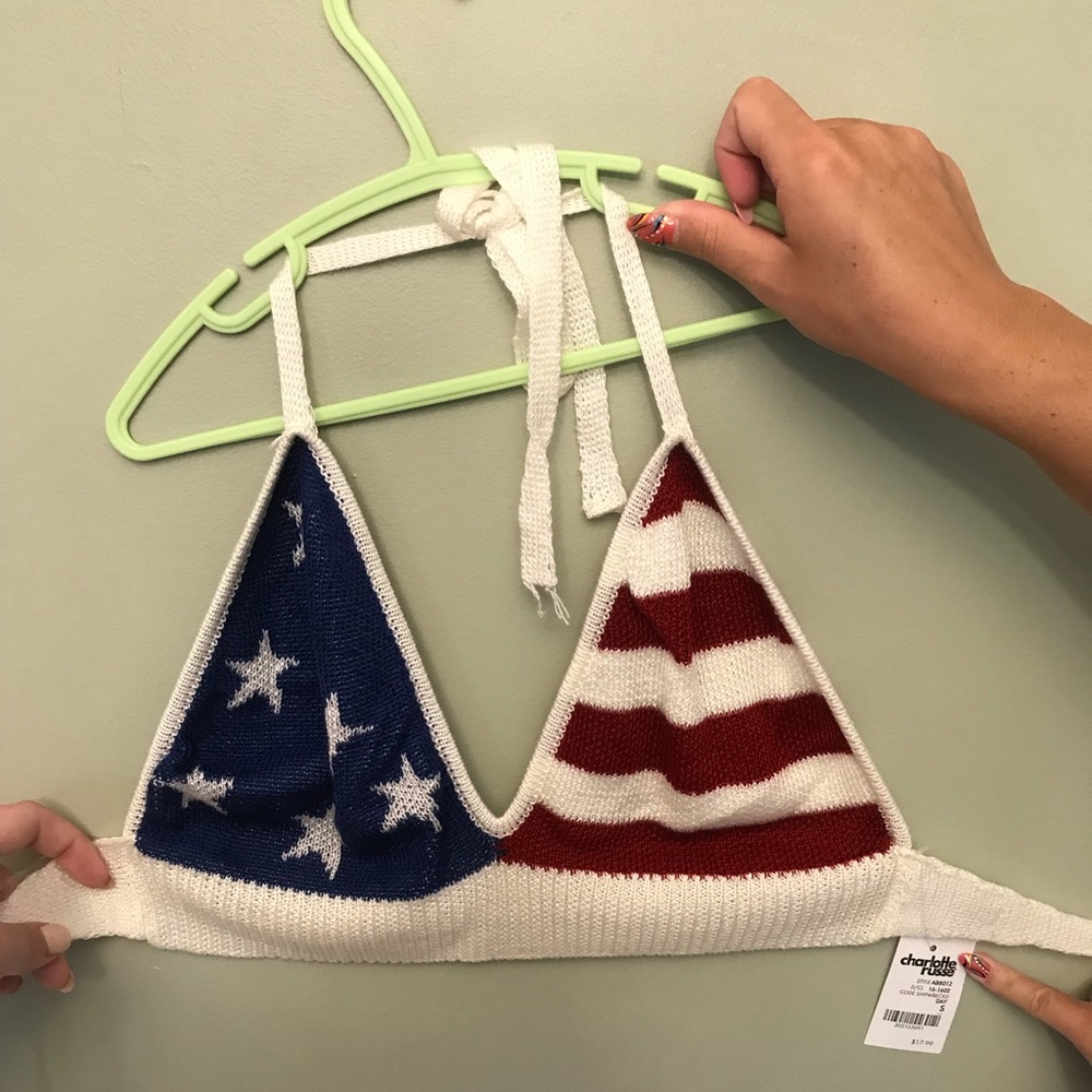 Charlotte Russe America top, never worn